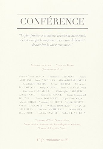 Conférence, n° 41