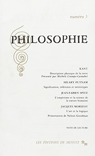 Philosophie, n° 5