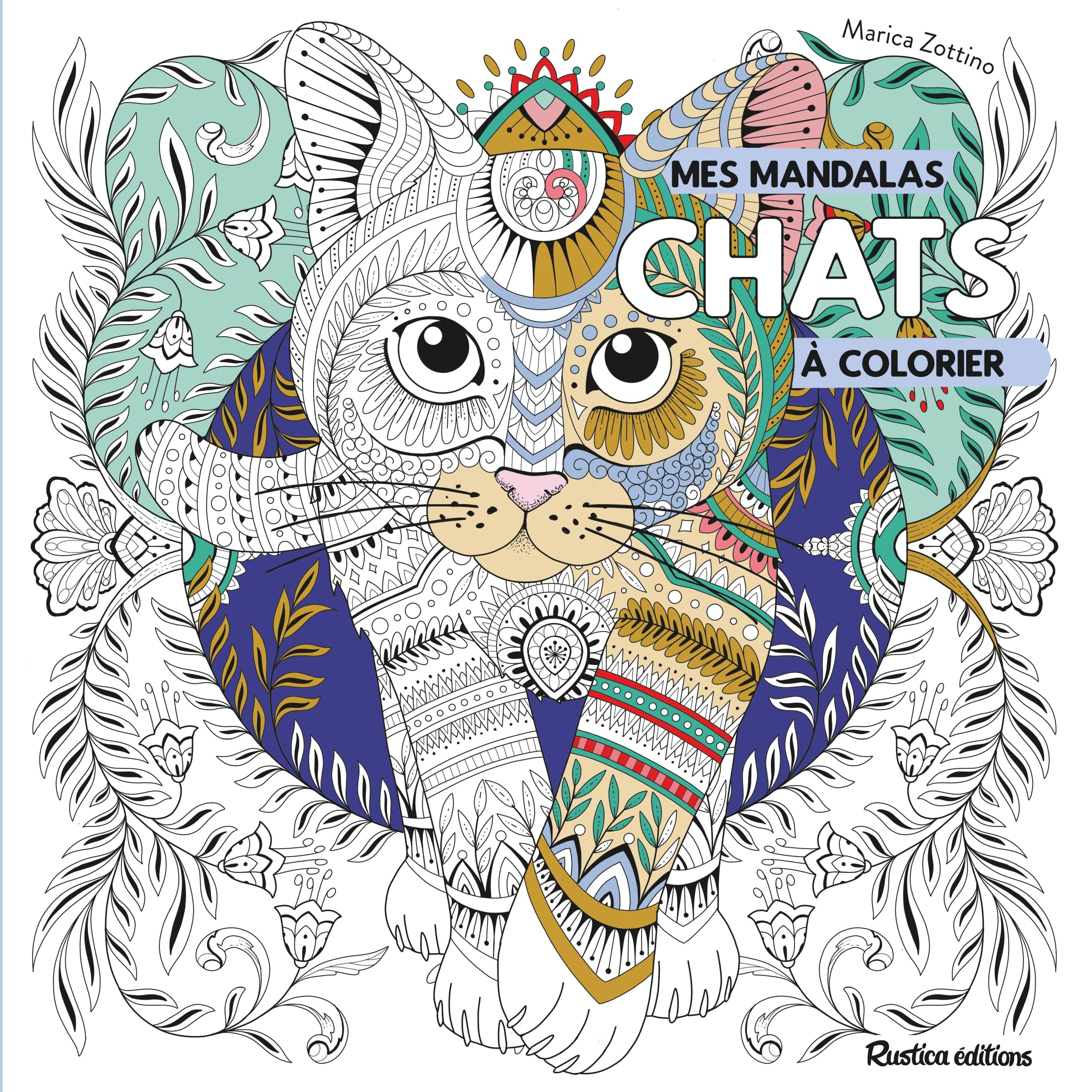 Mes mandalas à colorier : chats
