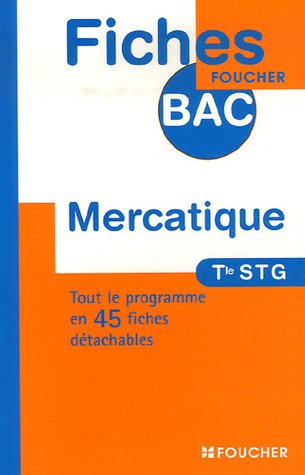 Mercatique terminale STG