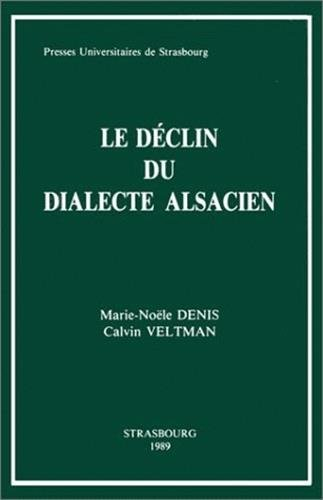 Le Déclin du dialecte alsacien