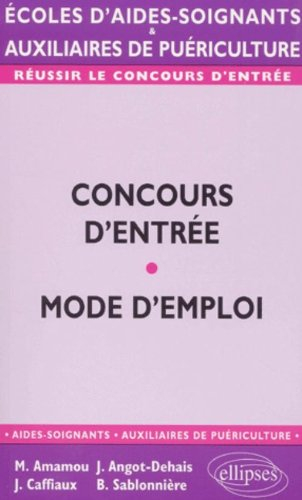 Concours d'entrée, mode d'emploi