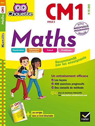 Maths CM1, cycle 3 : 9-10 ans