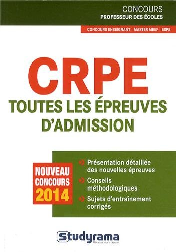 CRPE : toutes les épreuves d'admission