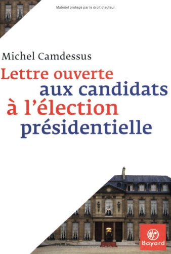 Lettre ouverte aux candidats à l'élection présidentielle