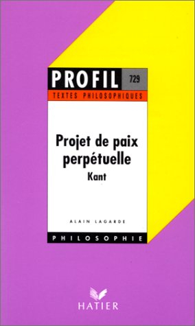 Projet de paix perpétuelle, Kant
