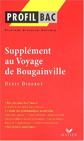 profil d'une oeuvre : supplément au voyage de bougainville, denis diderot