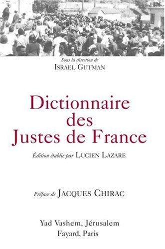 Dictionnaire des justes de France