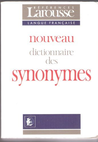nouveau dictionnaire des synonymes