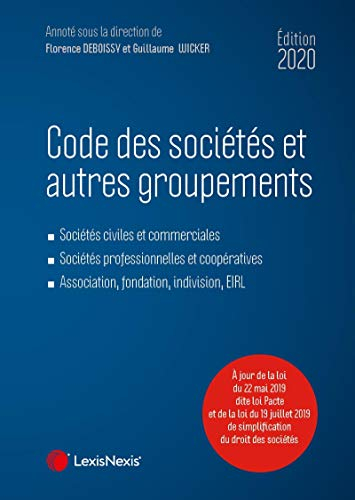Code des sociétés et autres groupements, édition 2020 : sociétés civiles et commerciales, sociétés p