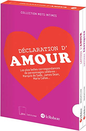Coffret déclaration d'amour : les plus belles correspondances de personnages célèbres : marquis de S