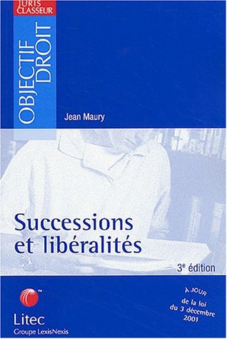 successions et libéralités (ancienne édition)