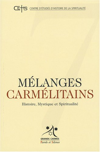 Mélanges carmélitains, n° 7