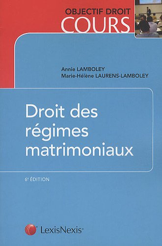 Droit des régimes matrimoniaux