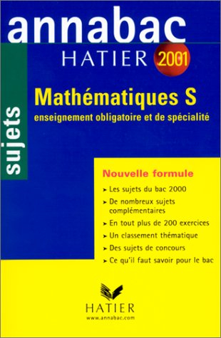 Mathématiques, S : enseignement général et spécialité