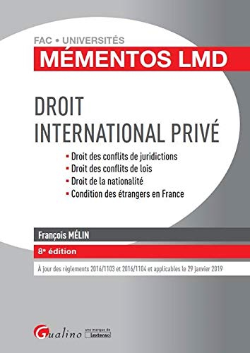 Droit international privé : droit des conflits de juridictions, droit des conflits de lois, droit de