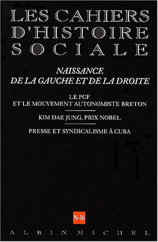 Cahiers d'histoire sociale (Les)