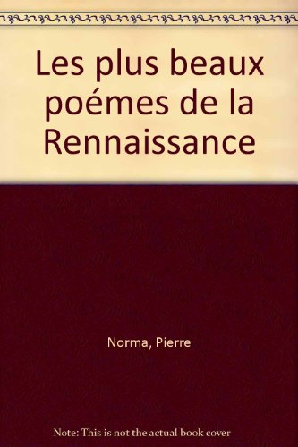 Les plus beaux poèmes de la Renaissance