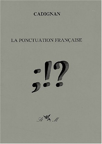 La ponctuation française