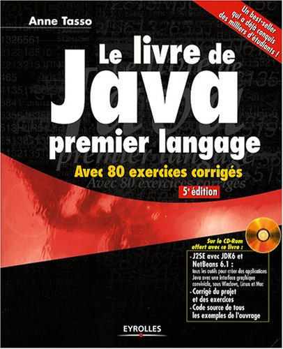 Le livre de Java premier langage : avec 80 exercices corrigés