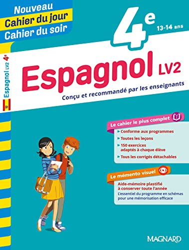 Espagnol LV2 4e, 13-14 ans
