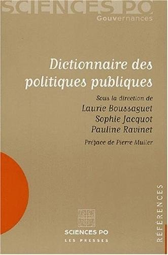 dictionnaire des politiques publiques