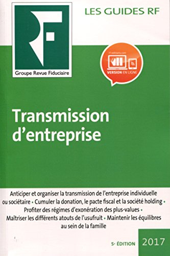 Transmission d'entreprise 2017