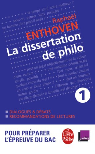 La dissertation de philo
