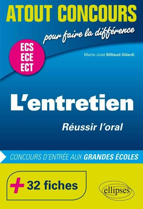 L'entretien de personnalité et de motivation : concours d'entrée aux grandes écoles : réussir l'oral