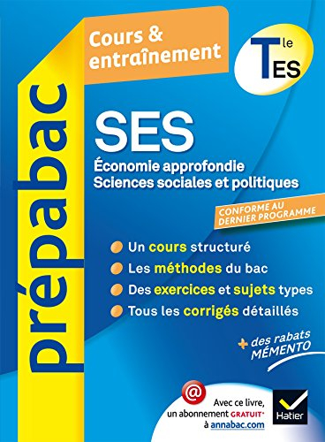 SES, sciences économiques et sociales, économie approfondie, sciences sociales et politiques, termin