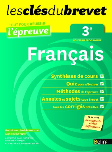 Français, 3e : nouveau programme