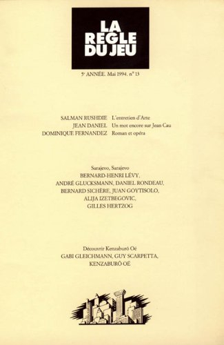 Règle du jeu (La), n° 13. Sarajevo, Sarajevo