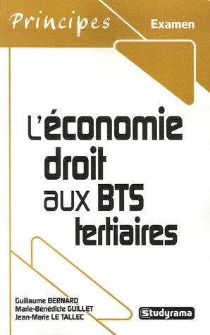 L'économie-droit aux BTS tertiaires