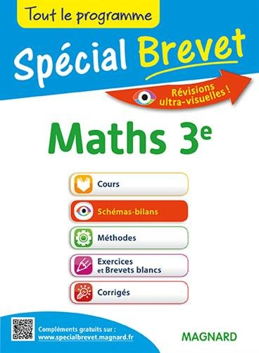 Maths 3e : tout le programme : spécial brevet