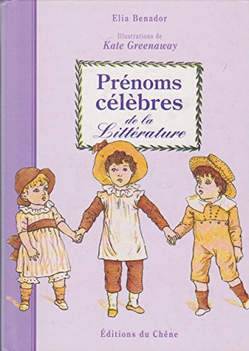 Prénoms célèbres de la littérature