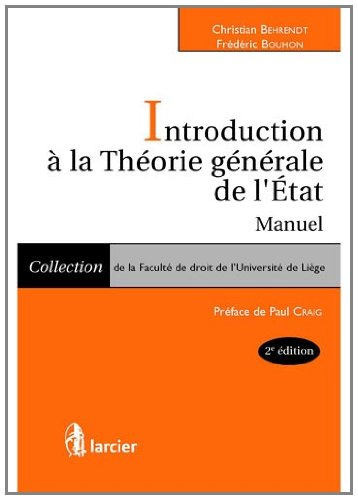 Introduction à la théorie générale de l'Etat : manuel