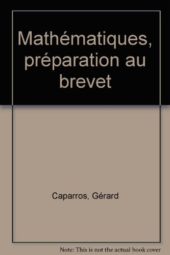 Mathématiques : préparation au brevet
