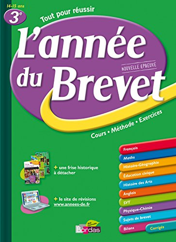 L'année du brevet : cours, méthode, exercices