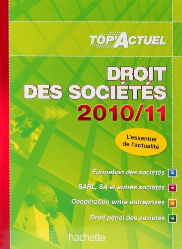 Droit des sociétés 2010-11