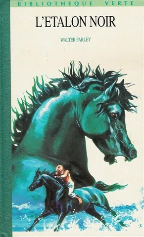 létalon  noir : collection : bibliothèque verte cartonnée & illustrée en noir