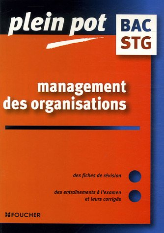 Management des organisations bac STG