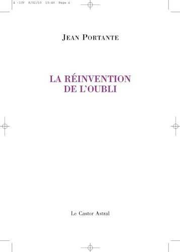 La réinvention de l'oubli