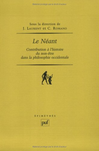 Le néant : contribution à l'histoire du non-être dans la philosophie occidentale