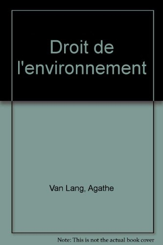 Droit de l'environnement