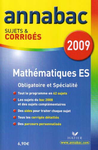Mathématiques ES : obligatoire et spécialité