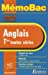 MEMOBAC ANGLAIS TERM TOUTES SERIES (Ancienne Edition)