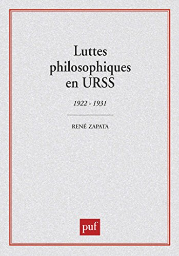Luttes philosophiques en URSS : 1922-1931