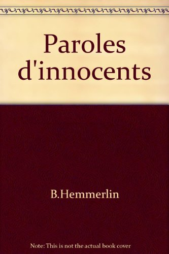 Paroles d'innocents