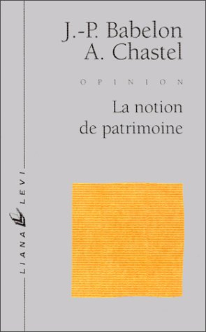 La notion de patrimoine