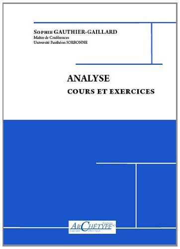 Analyse L1 : cours et exercices, 2012